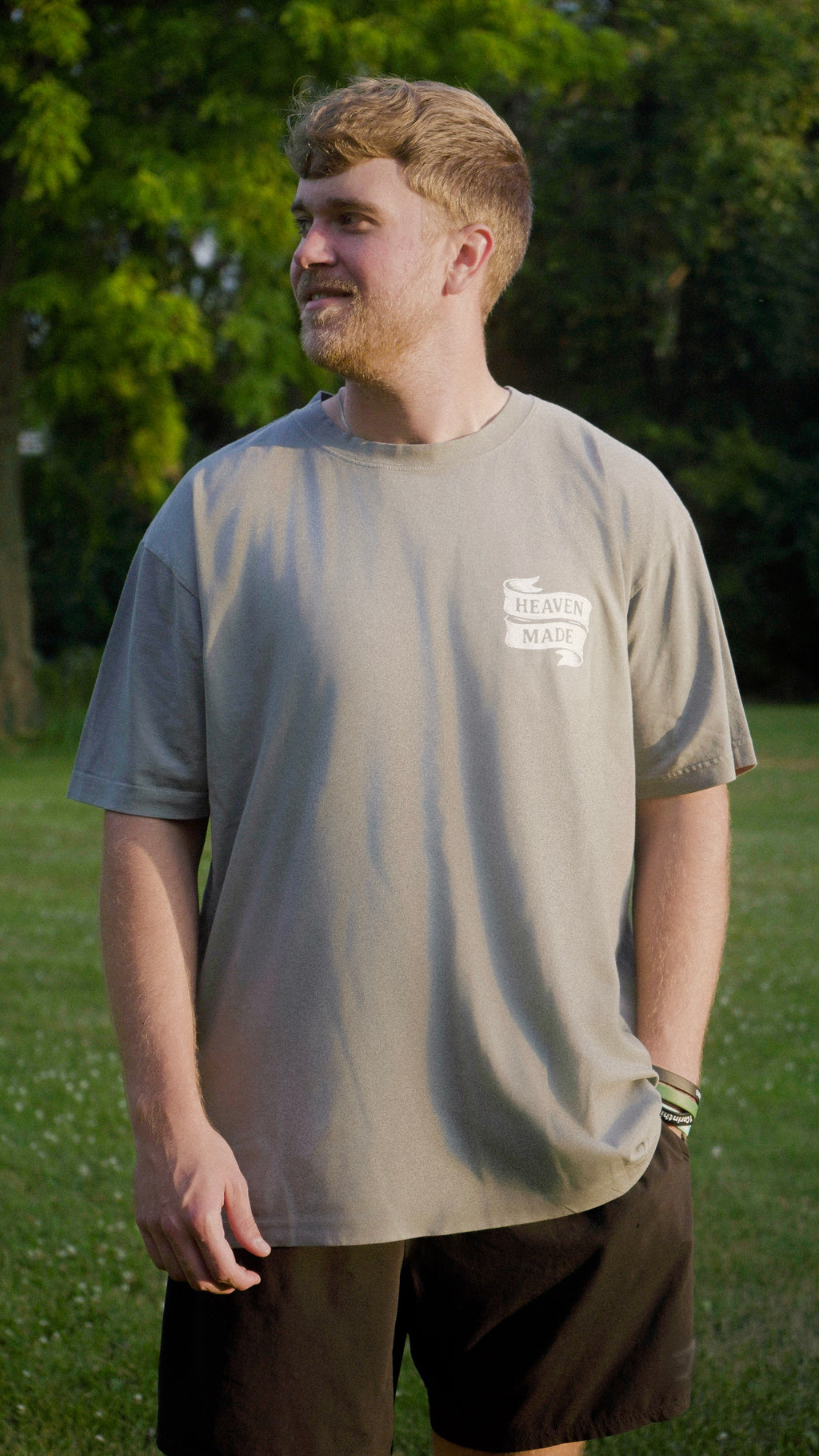 Blood Bought, Heaven Made Shirt - Gray