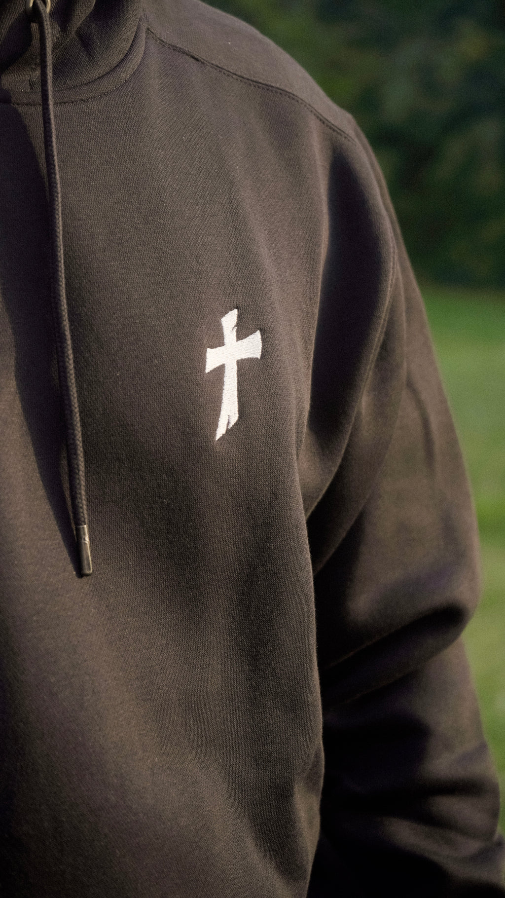 Bear Witness Cross Hoodie