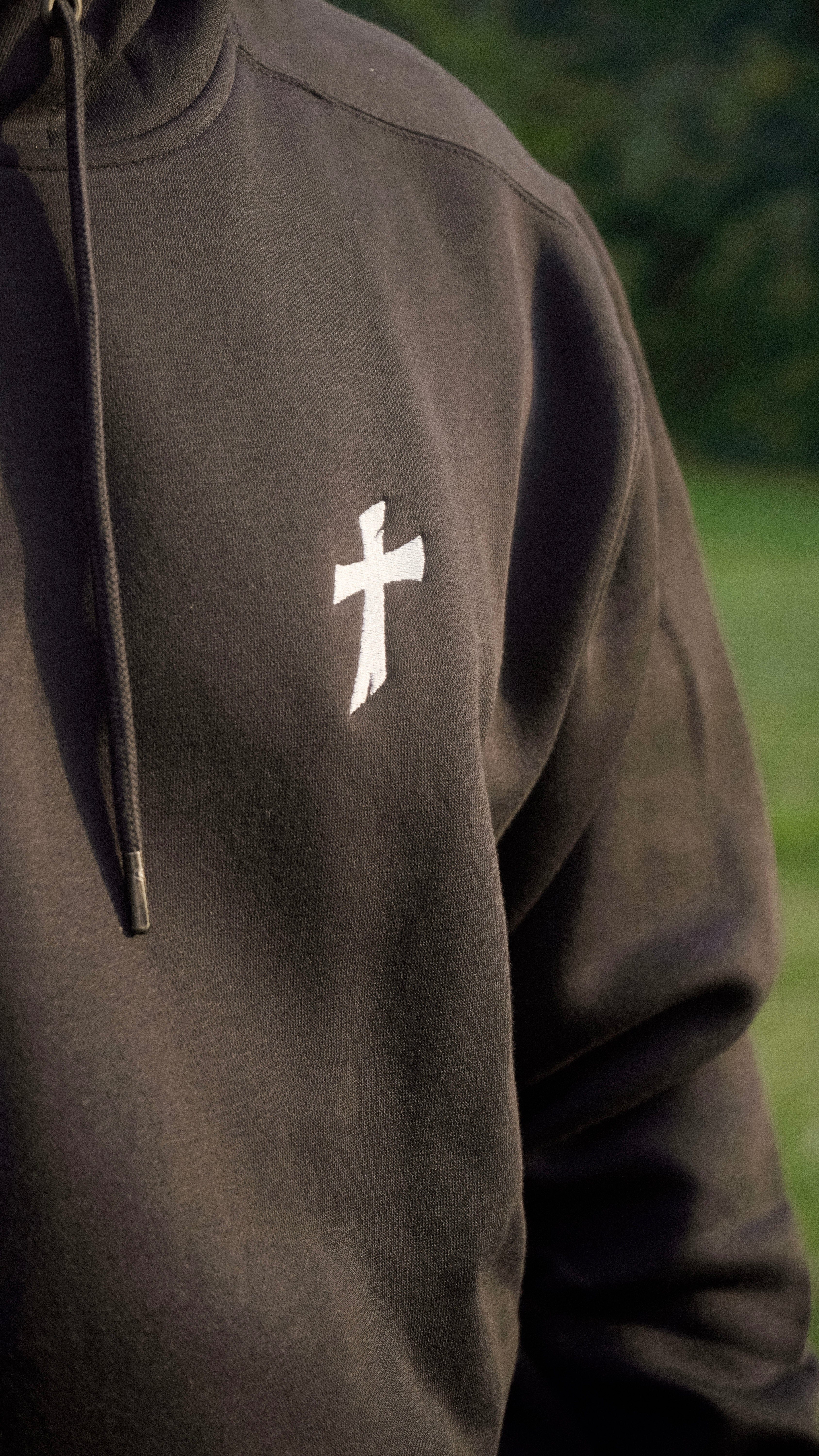 Bear Witness Cross Hoodie