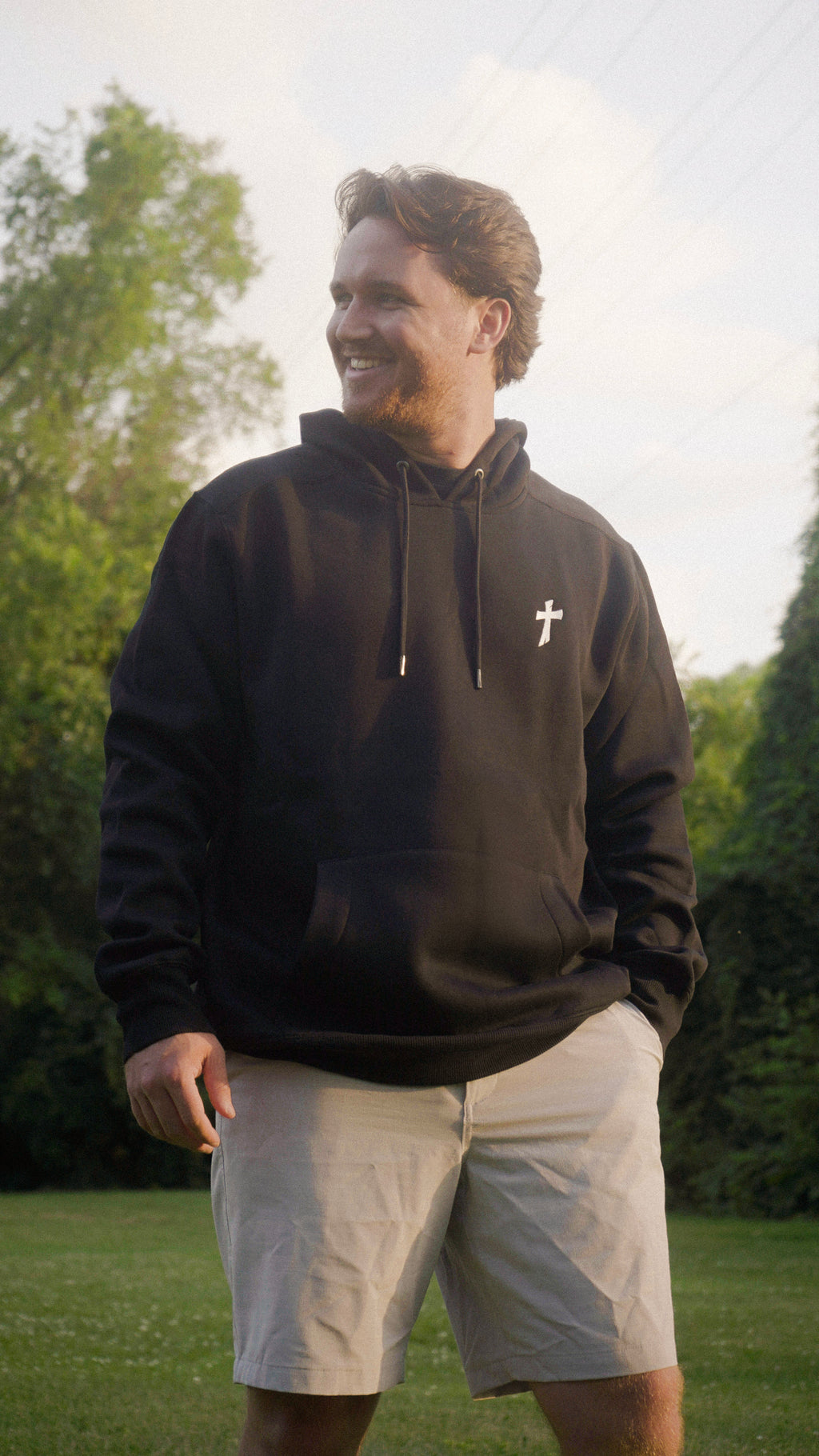 Bear Witness Cross Hoodie