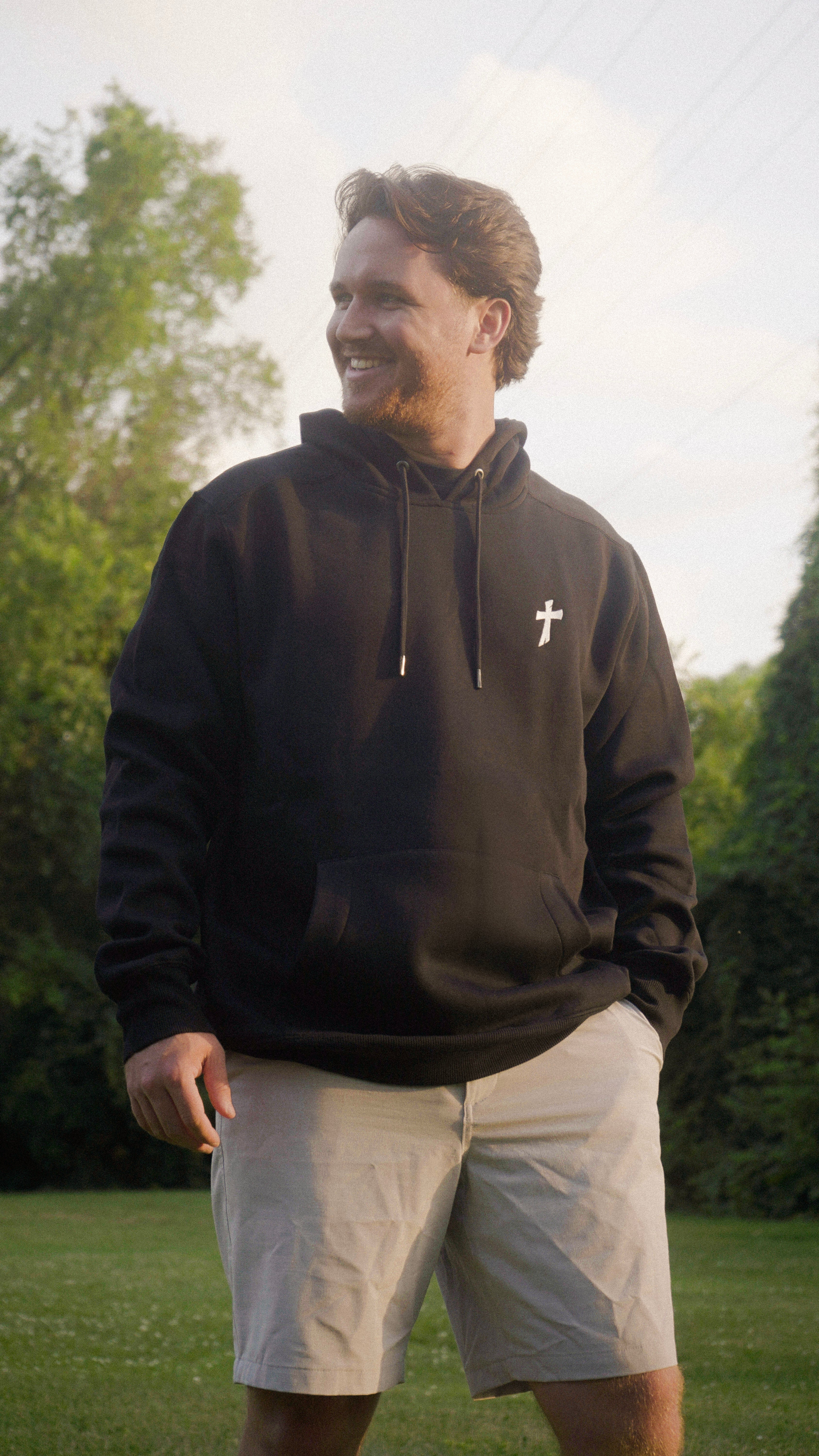 Bear Witness Cross Hoodie