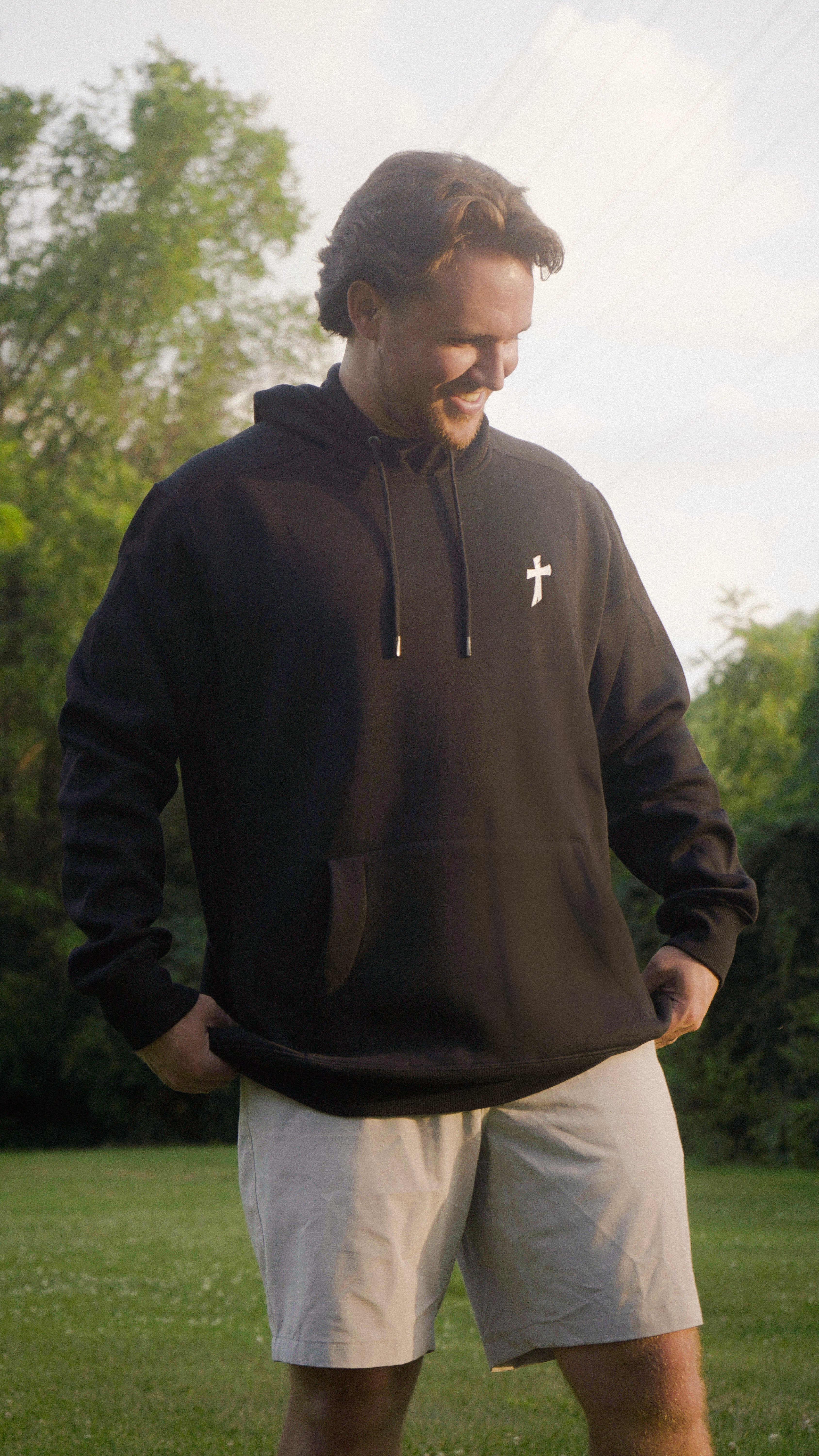 Bear Witness Cross Hoodie
