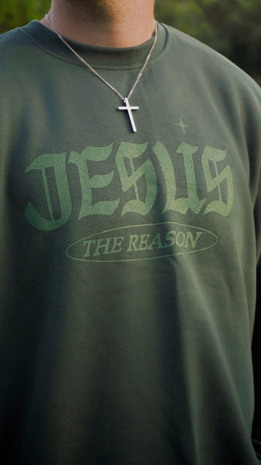 Jesus is The Reason Heavyweight Crewneck