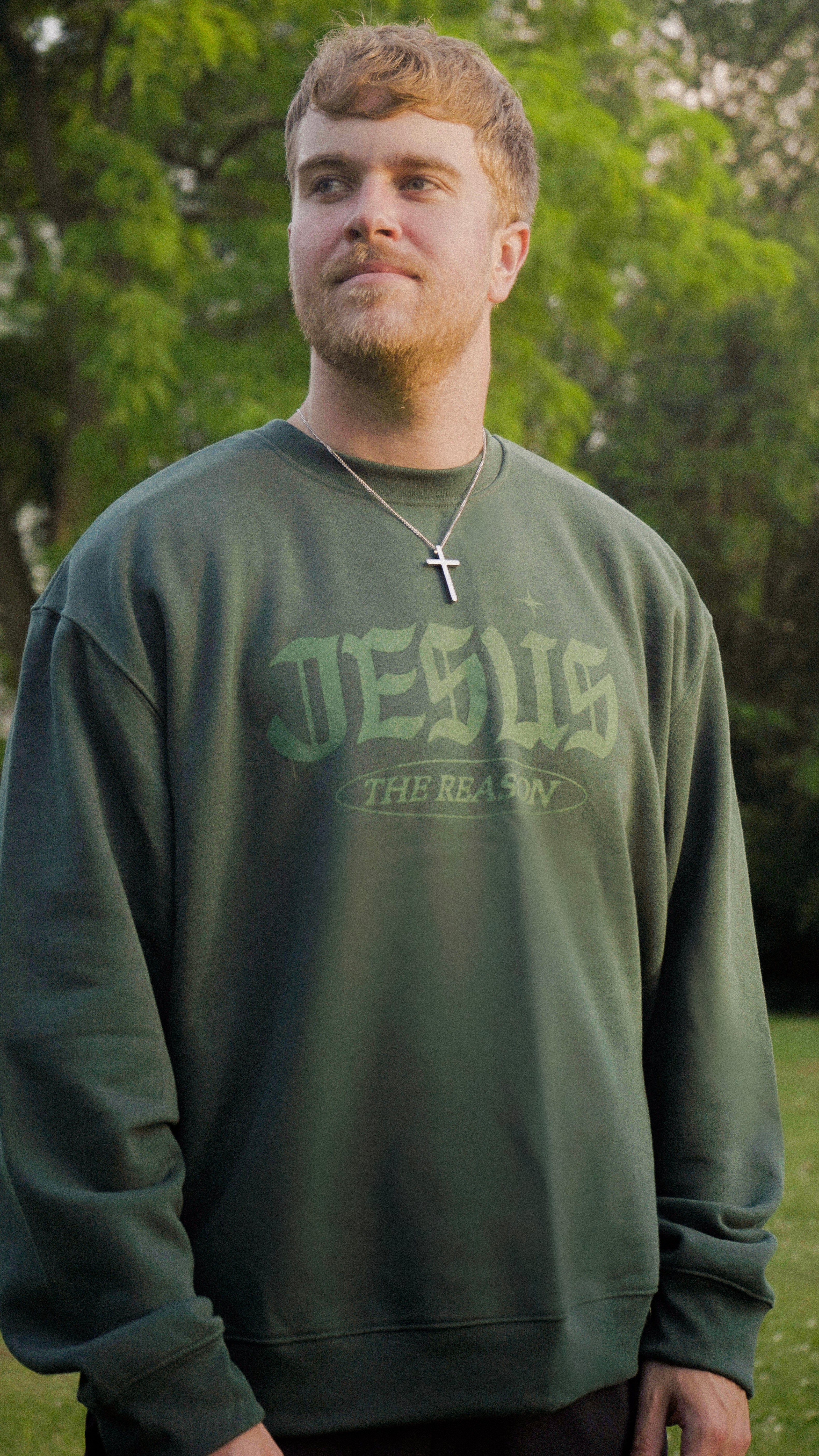 Jesus is The Reason Heavyweight Crewneck