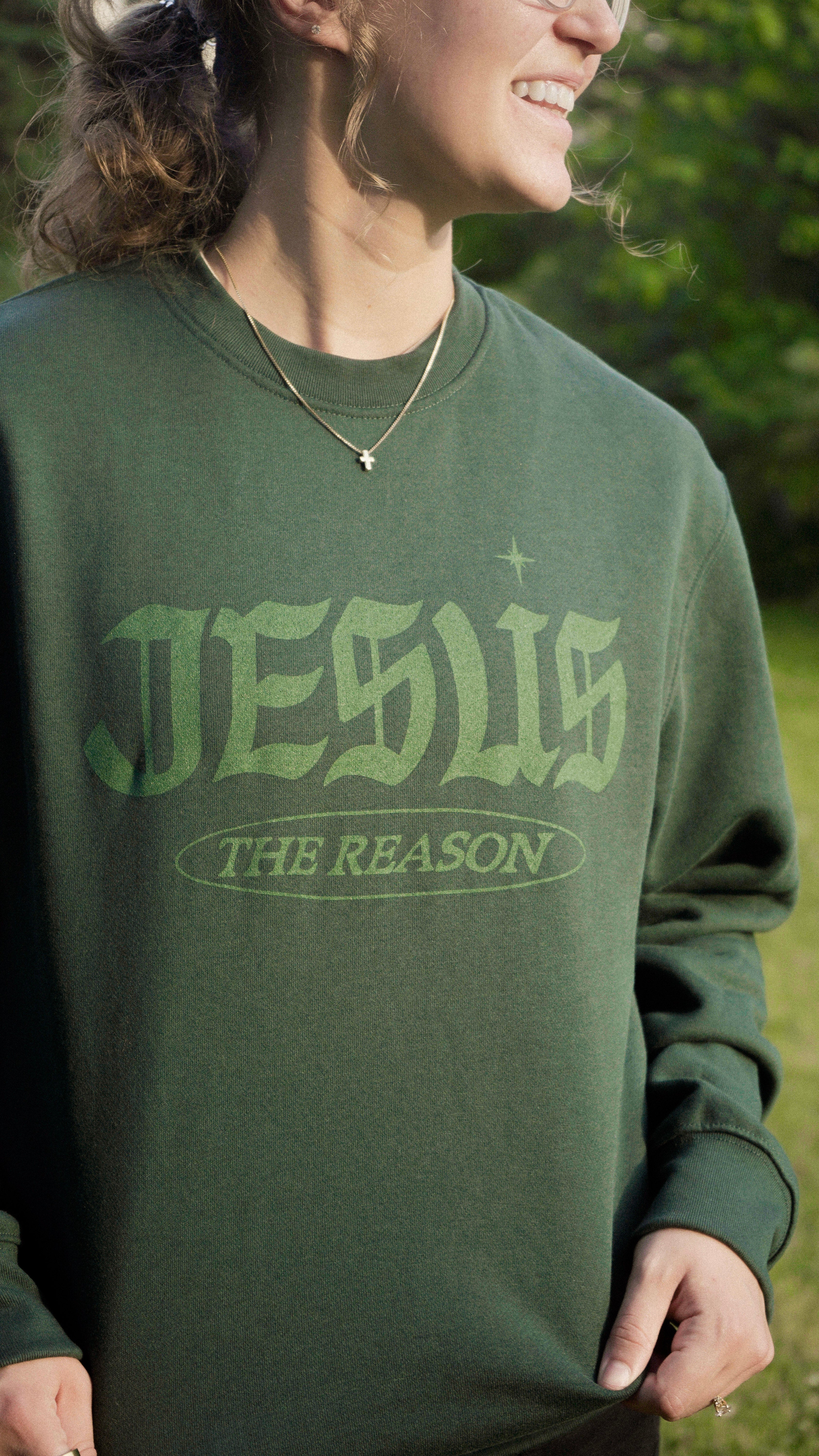 Jesus is The Reason Heavyweight Crewneck