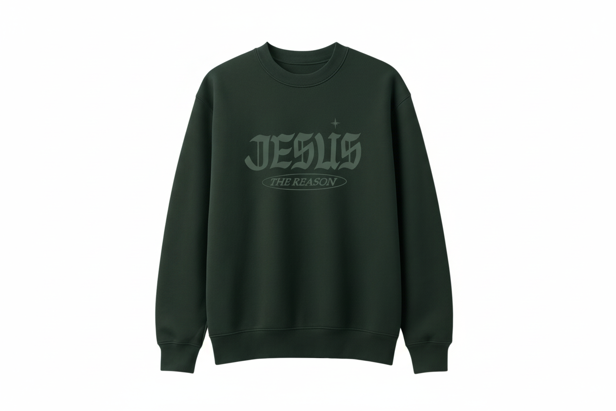 Jesus is The Reason Heavyweight Crewneck